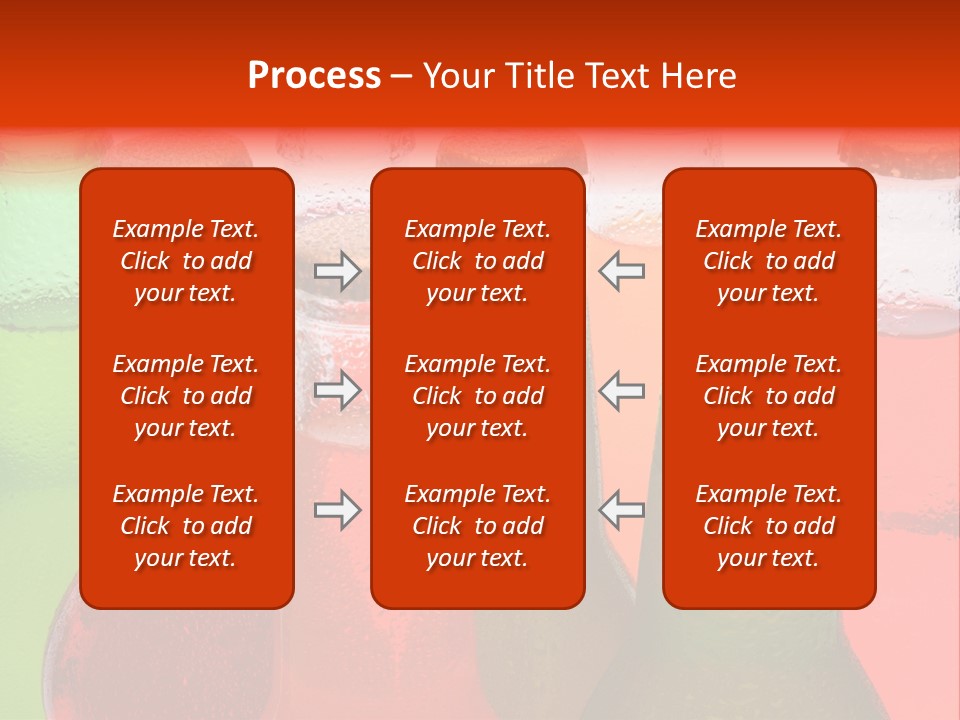 White Junk Food Refreshment PowerPoint Template