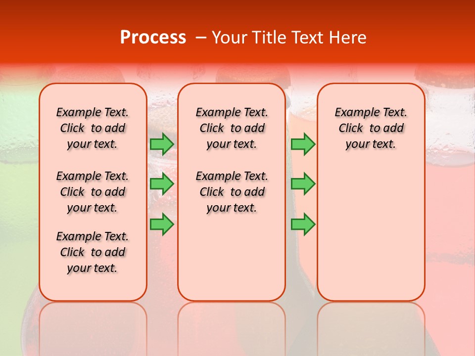 White Junk Food Refreshment PowerPoint Template