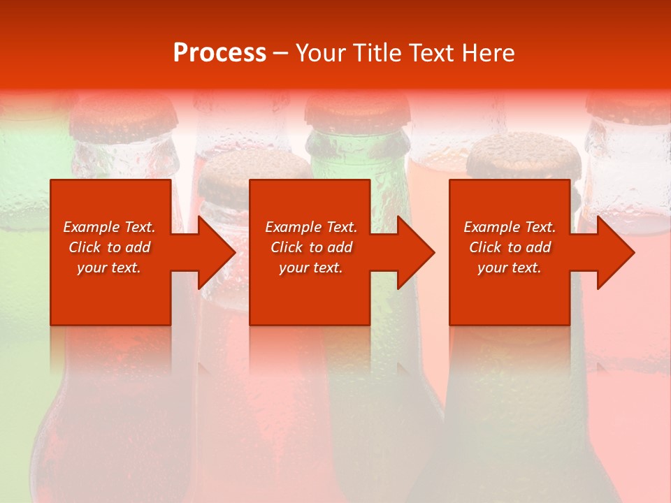 White Junk Food Refreshment PowerPoint Template