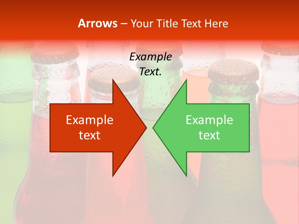 White Junk Food Refreshment PowerPoint Template