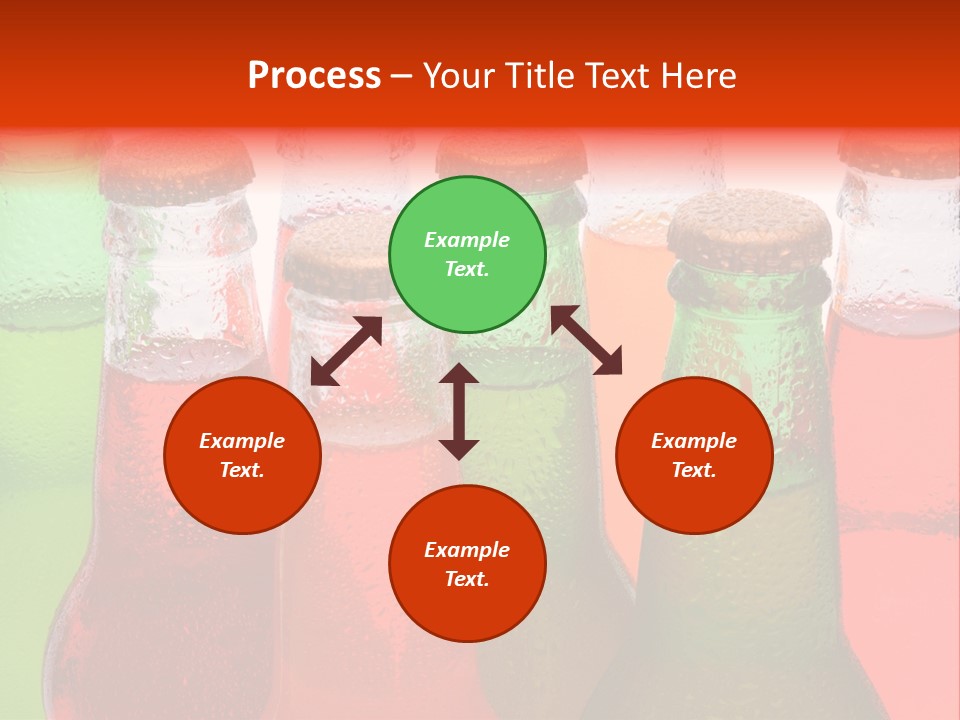 White Junk Food Refreshment PowerPoint Template