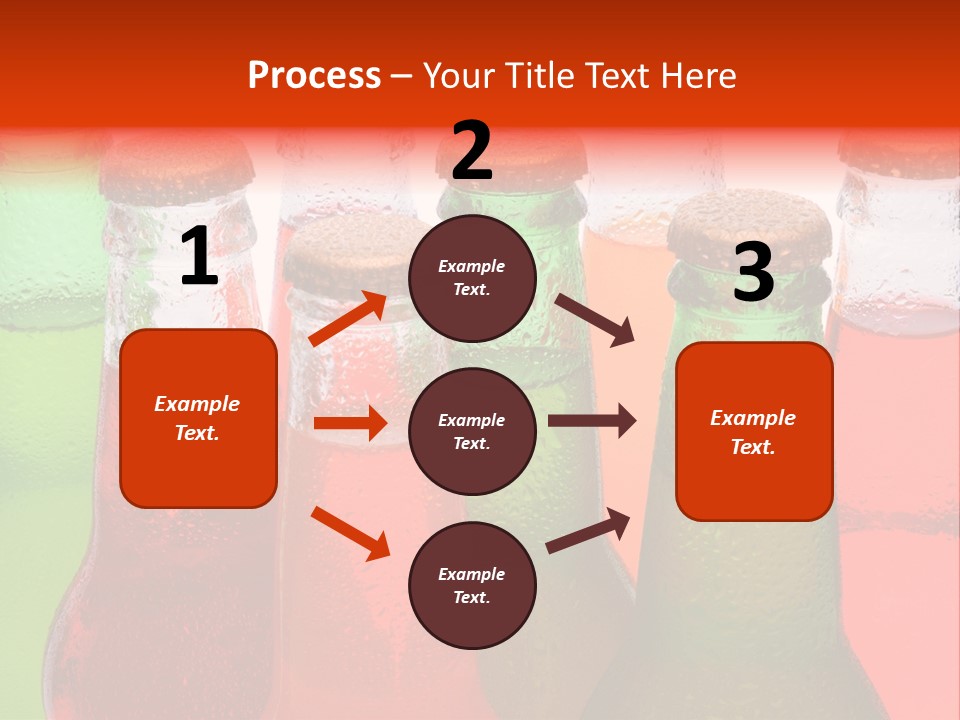 White Junk Food Refreshment PowerPoint Template