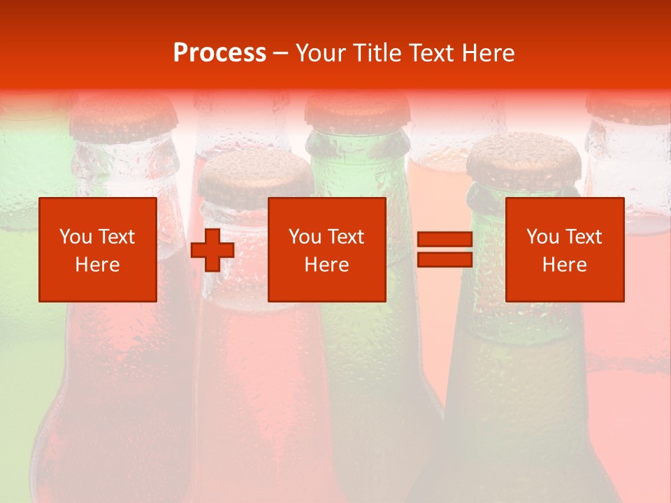 White Junk Food Refreshment PowerPoint Template