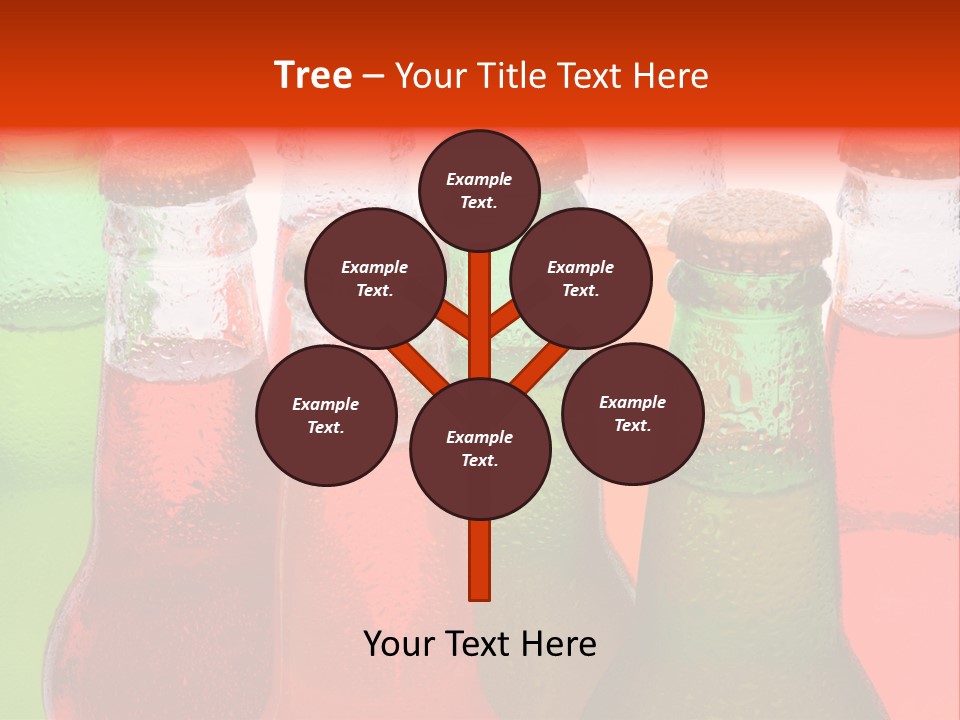 White Junk Food Refreshment PowerPoint Template