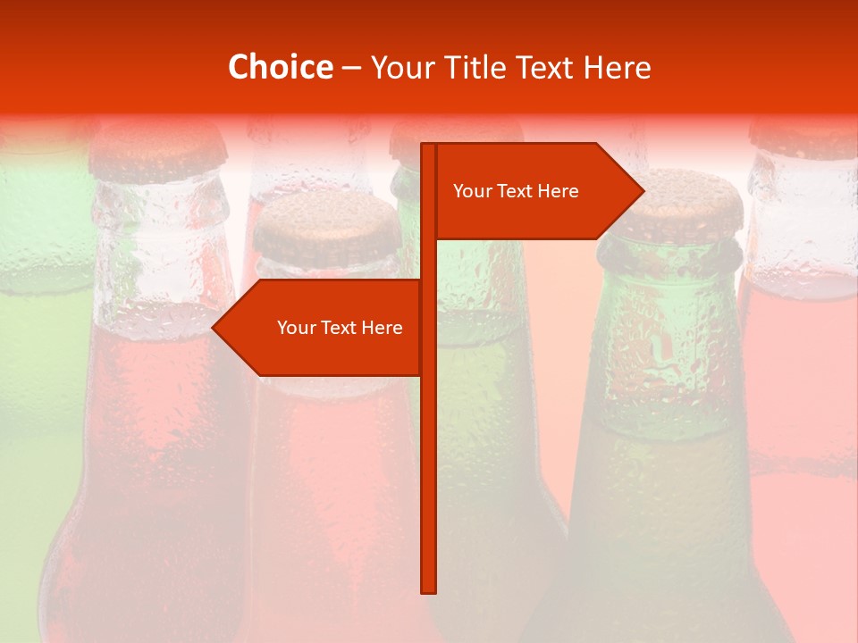 White Junk Food Refreshment PowerPoint Template