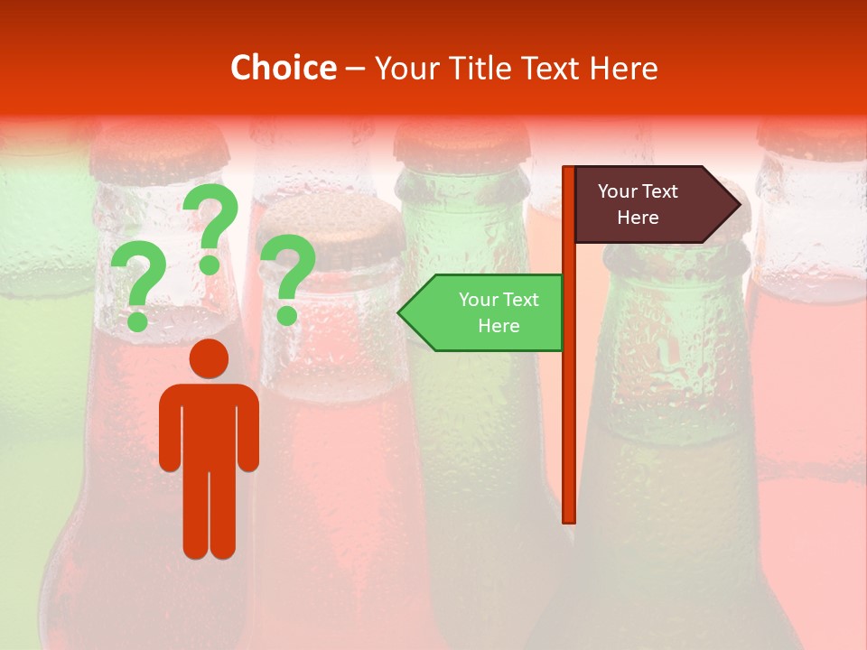 White Junk Food Refreshment PowerPoint Template