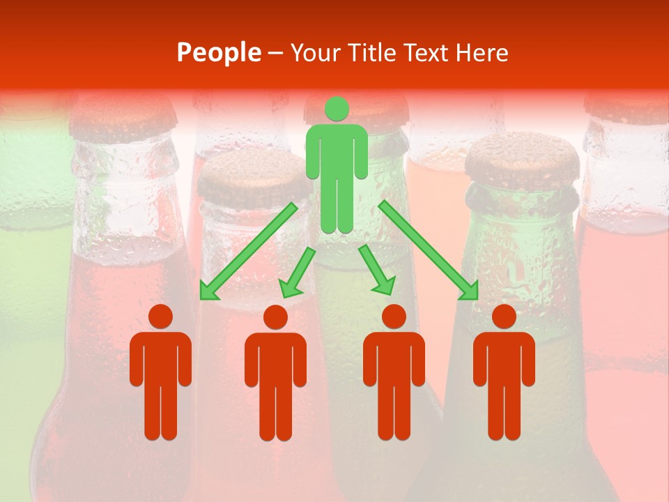 White Junk Food Refreshment PowerPoint Template