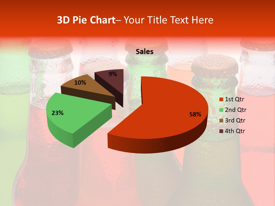 White Junk Food Refreshment PowerPoint Template