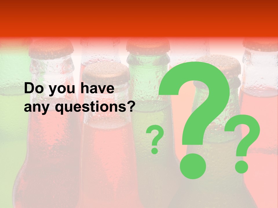 White Junk Food Refreshment PowerPoint Template