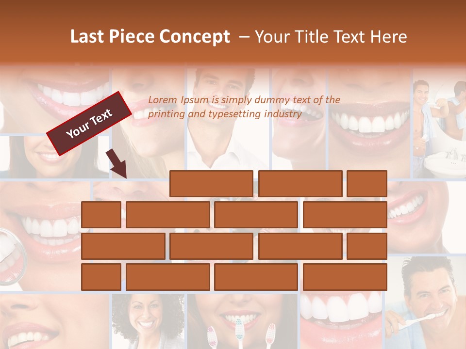 Lips Human Health PowerPoint Template