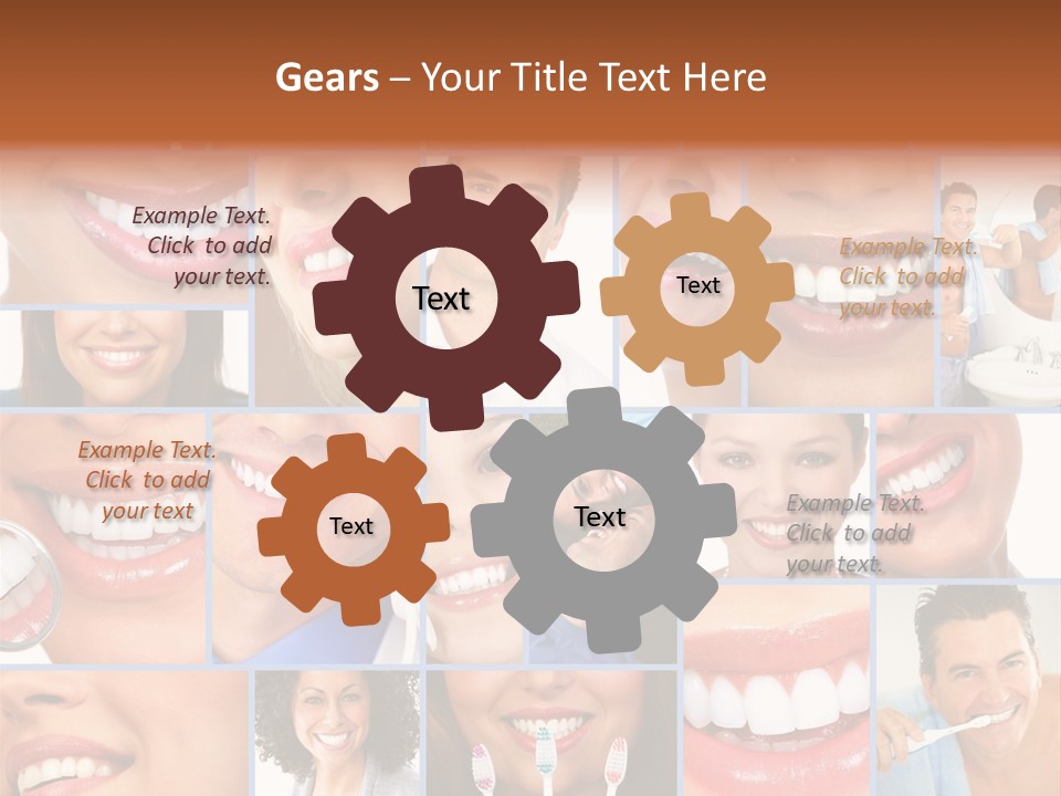 Lips Human Health PowerPoint Template