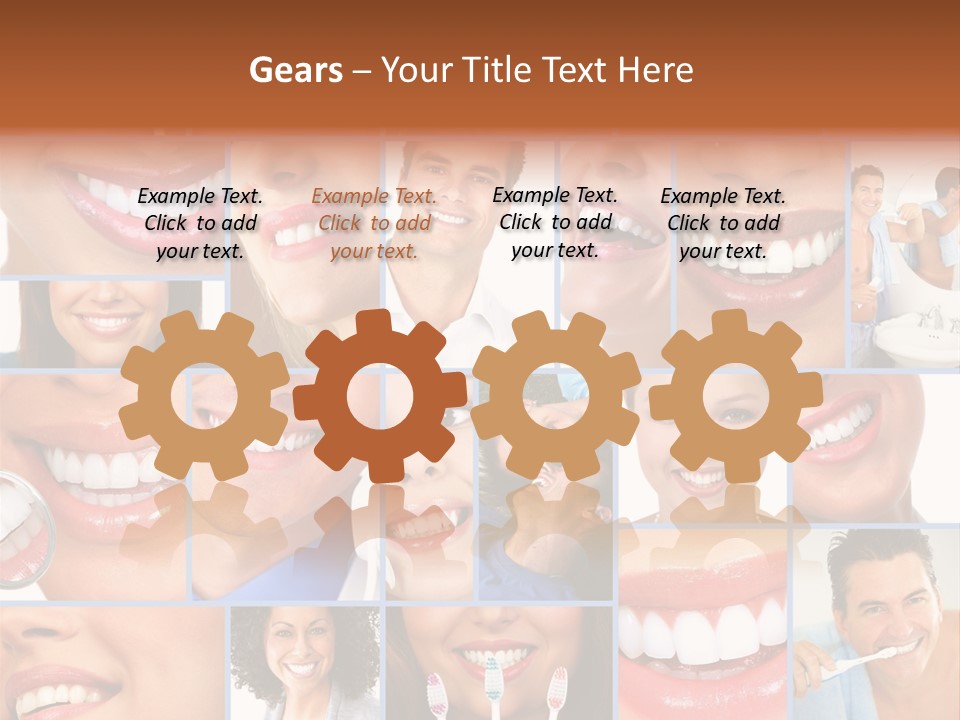 Lips Human Health PowerPoint Template