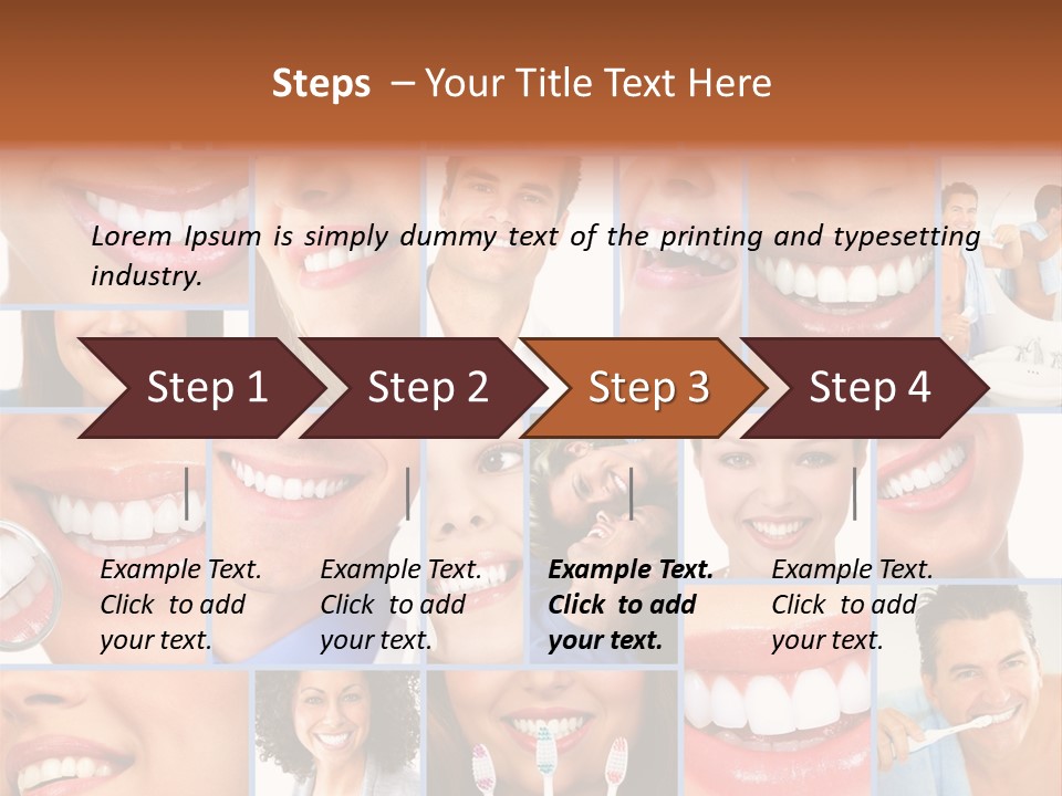 Lips Human Health PowerPoint Template
