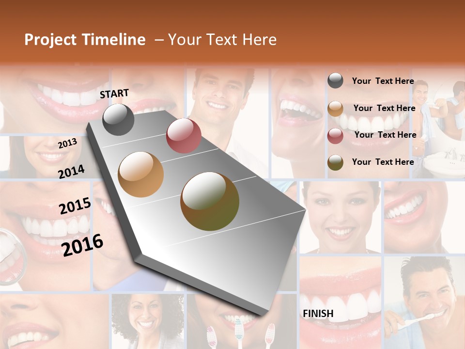 Lips Human Health PowerPoint Template