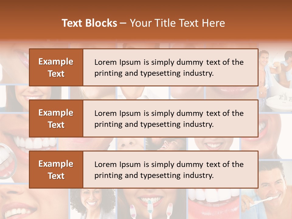 Lips Human Health PowerPoint Template