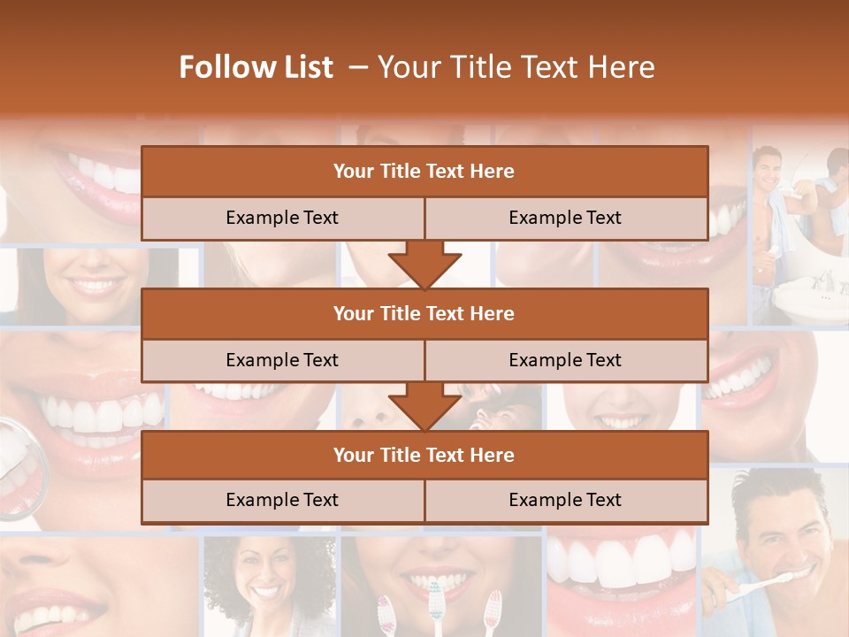 Lips Human Health PowerPoint Template