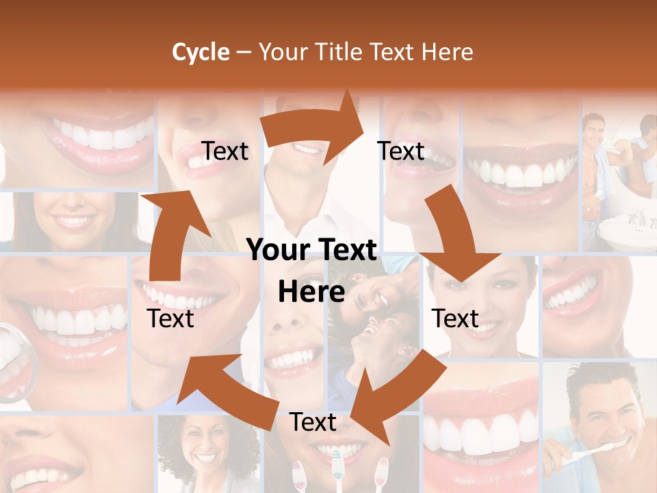 Lips Human Health PowerPoint Template