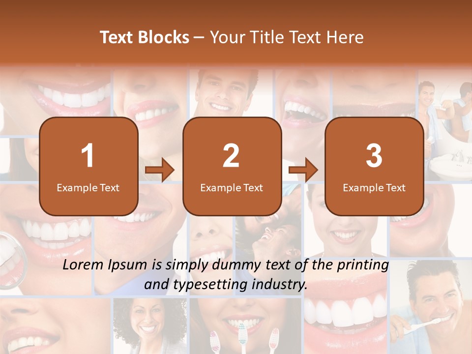 Lips Human Health PowerPoint Template