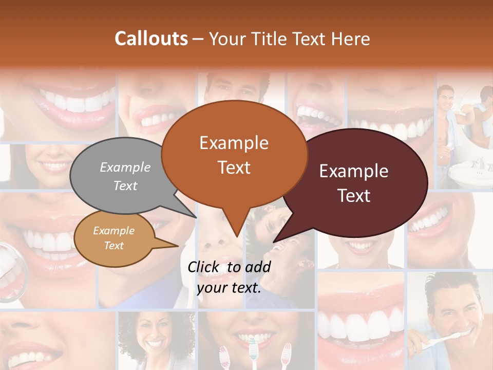 Lips Human Health PowerPoint Template