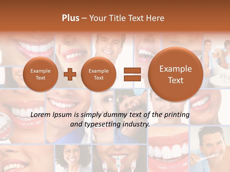 Lips Human Health PowerPoint Template