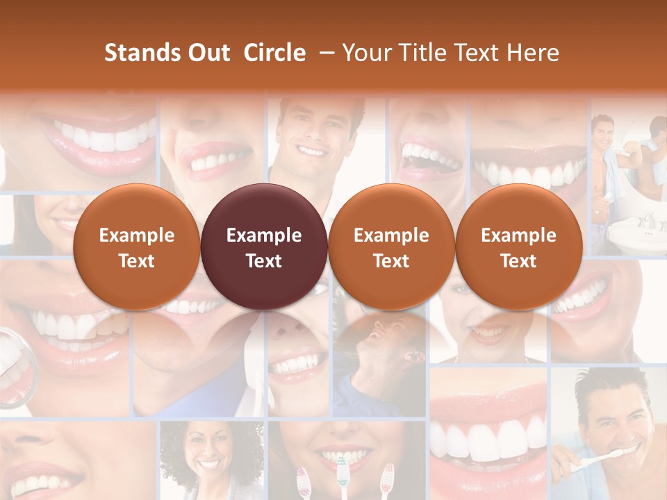 Lips Human Health PowerPoint Template