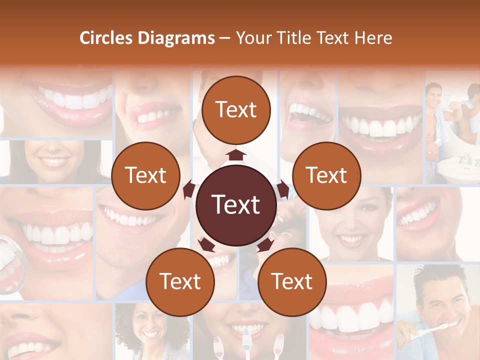 Lips Human Health PowerPoint Template