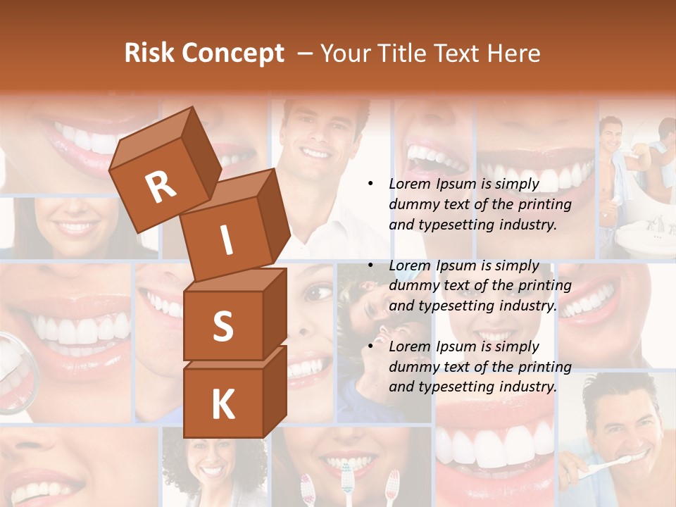 Lips Human Health PowerPoint Template