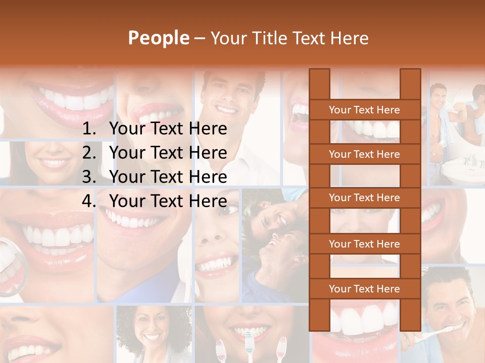 Lips Human Health PowerPoint Template