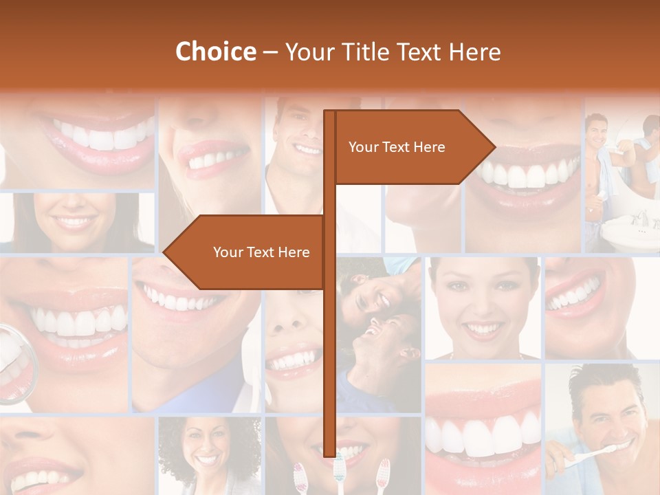 Lips Human Health PowerPoint Template