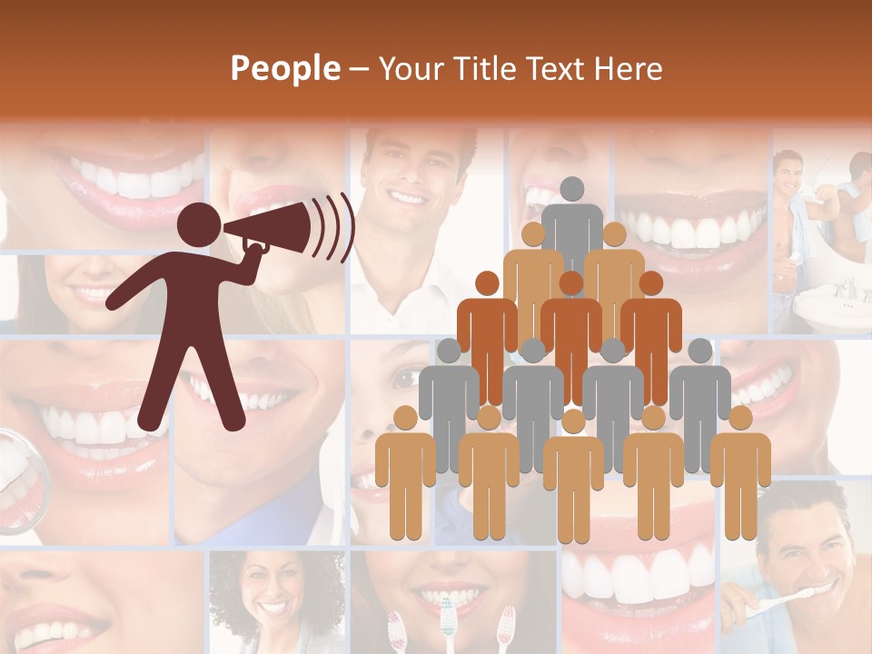 Lips Human Health PowerPoint Template