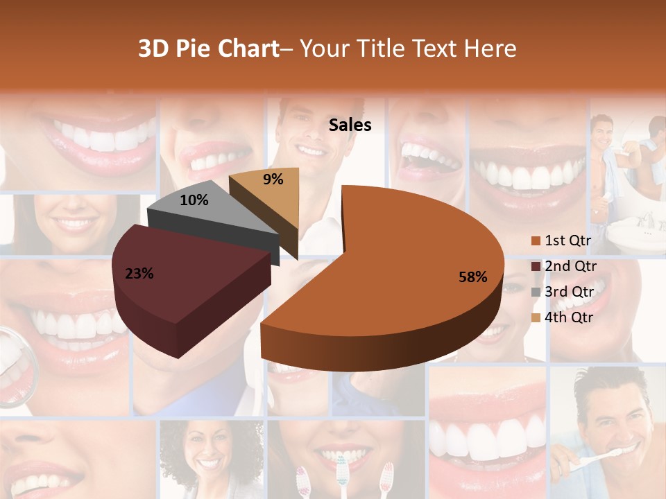 Lips Human Health PowerPoint Template