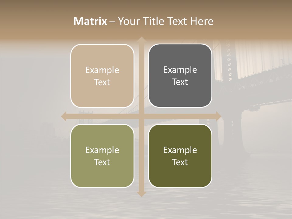 America New York Evening PowerPoint Template