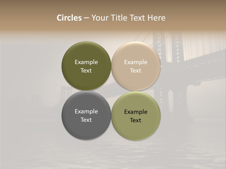 America New York Evening PowerPoint Template