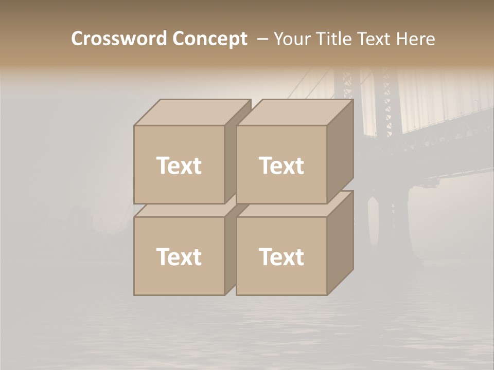 America New York Evening PowerPoint Template