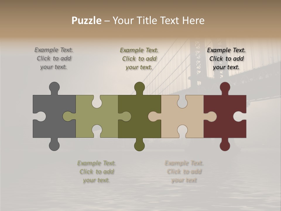 America New York Evening PowerPoint Template