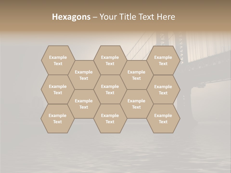 America New York Evening PowerPoint Template