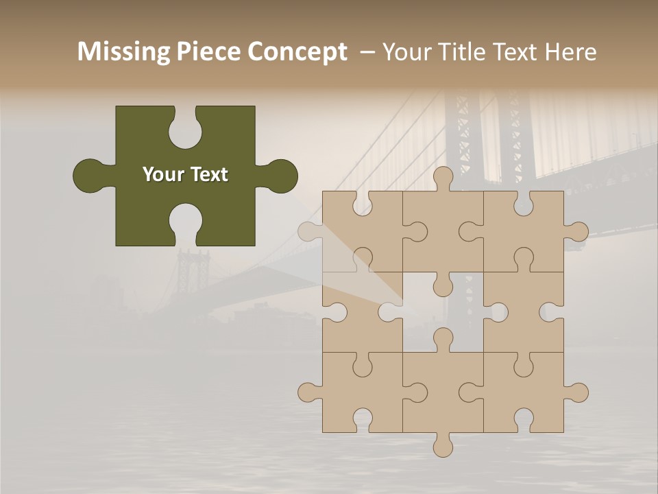 America New York Evening PowerPoint Template