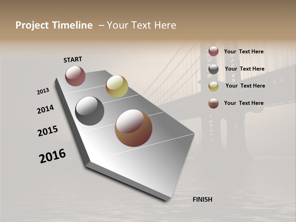 America New York Evening PowerPoint Template
