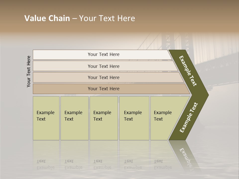 America New York Evening PowerPoint Template