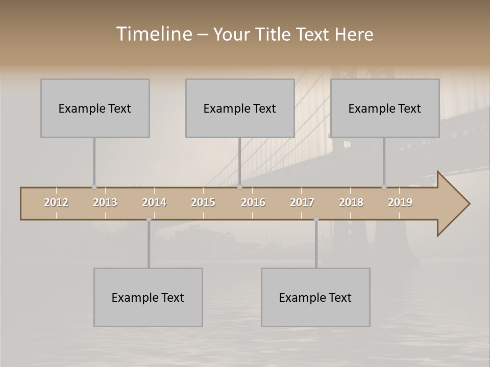 America New York Evening PowerPoint Template