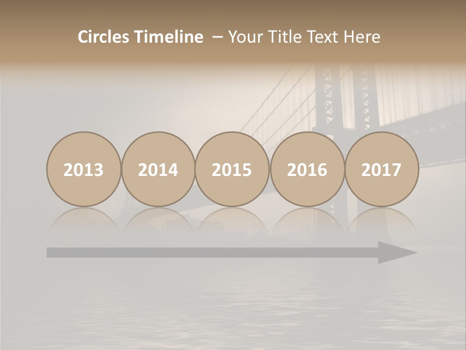 America New York Evening PowerPoint Template