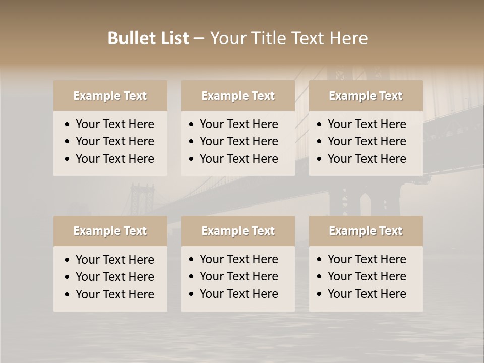 America New York Evening PowerPoint Template