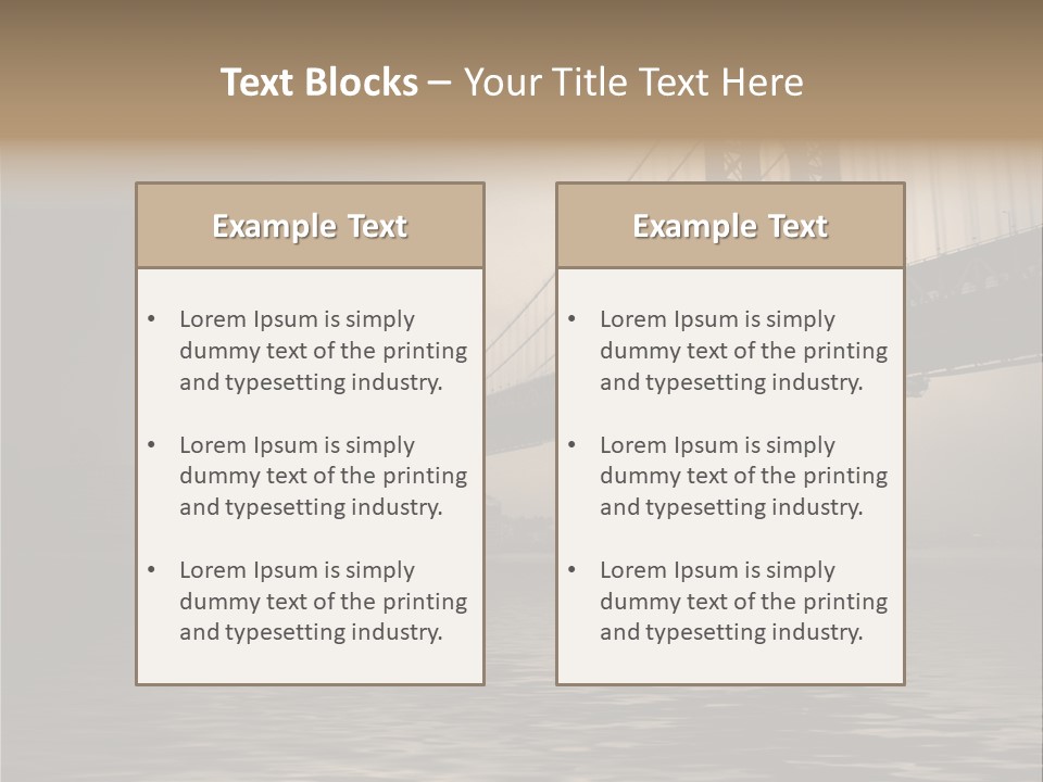 America New York Evening PowerPoint Template
