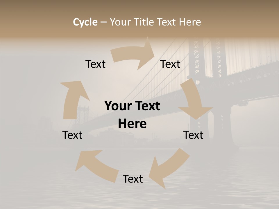America New York Evening PowerPoint Template