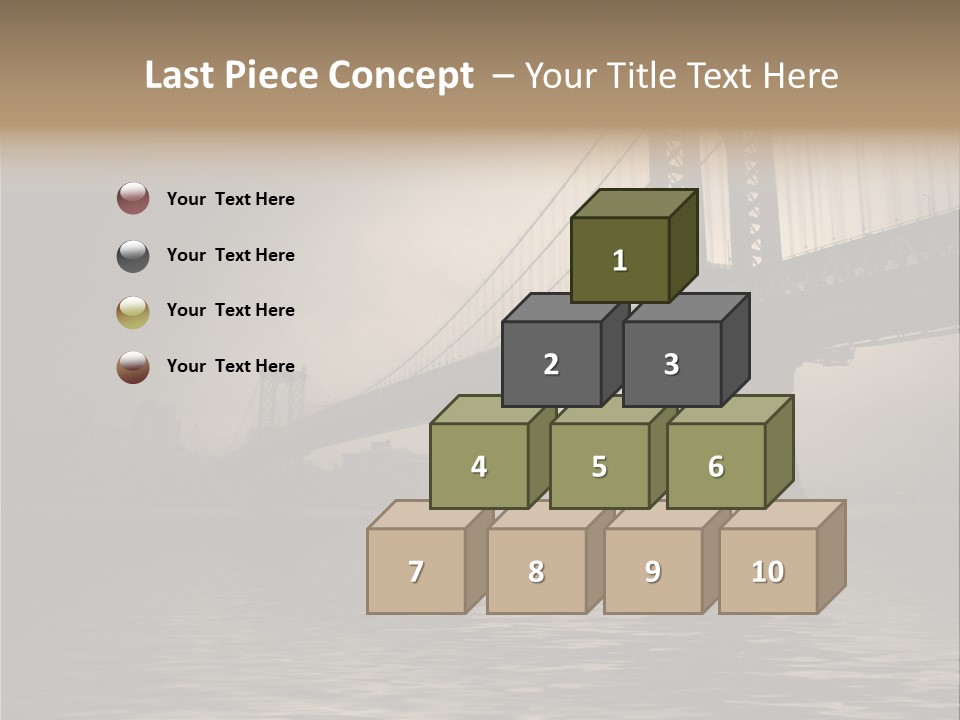 America New York Evening PowerPoint Template