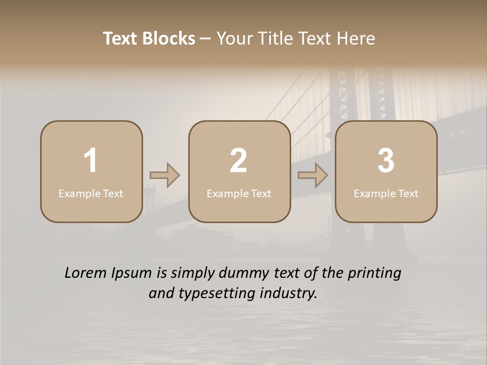 America New York Evening PowerPoint Template