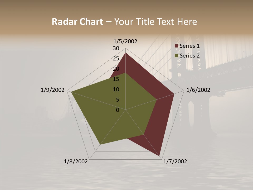 America New York Evening PowerPoint Template