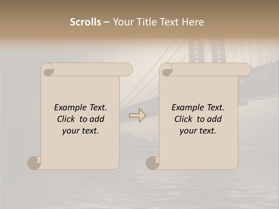 America New York Evening PowerPoint Template