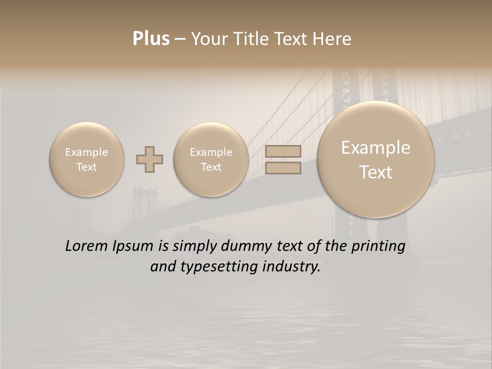 America New York Evening PowerPoint Template