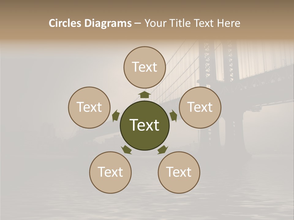 America New York Evening PowerPoint Template